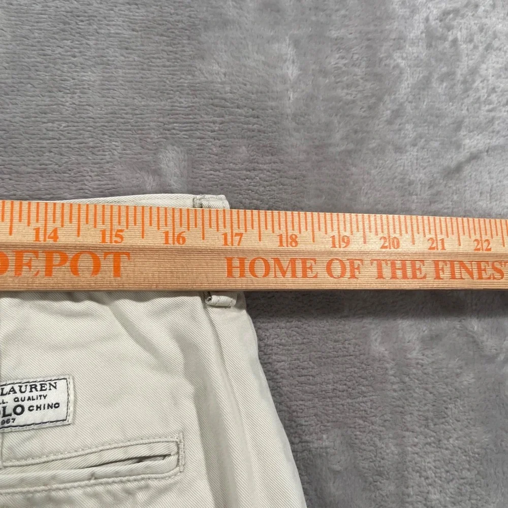 Polo Ralph Lauren Prospect Shorts Mens 34 Beige Chino Preppy Classic